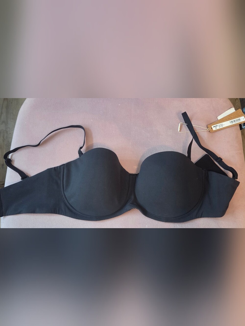 SKIMS Black Fits Everybody Bra 32DD